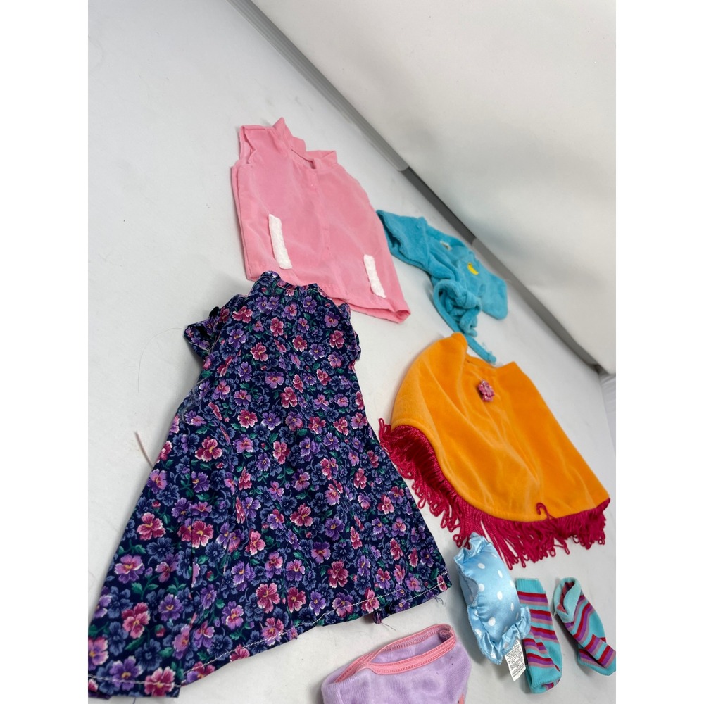 American Girl 8pc Tagged Clothing Lot - Floral Dress, Poncho, Sleep Set & More - Picture 10 of 13